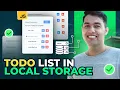 Building a Dynamic To-Do List in Local Storage in Hindi JavaScript 2024