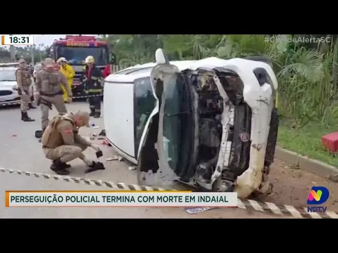 Perseguição policial termina com morte em Indaial