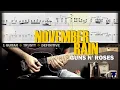 Download Lagu November Rain | Guitar Cover Tab | Guitar Solo Lesson | Backing Track with Vocals 🎸 GUNS N' ROSES