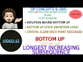Longest Increasing Subsequence BOTTOM UP FULL INTUITION DP Concepts Qns - 12 Leetcode-300