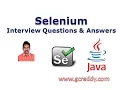 Selenium Interview Questions and Answers