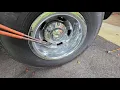 Removing center caps on a dually without breaking it