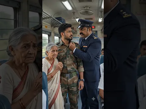 Indian Army Se Train Ke TT Ke Sath Hua Lafra #short #army #train