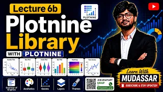 Lecture 6b Plotnine Library in Python Grammar of Graphics Geoms Aesthetics Plots ENGLISH