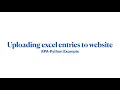 Robotic process automation - RPA Python Excel file upload