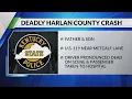 1 killed 1 flown to hospital in Harlan County crash involving father son