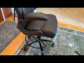 Comfortable Drafting Chair - extra padding See it work Drafting Chair Tall Office Chair for Standi
