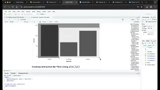 Interactive Bar Plot with ggplot2 and ggplotly