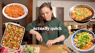 When I don't feel like cooking, I make these quick meals