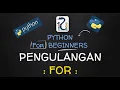 Pemrograman Python 23 Pengulangan FOR