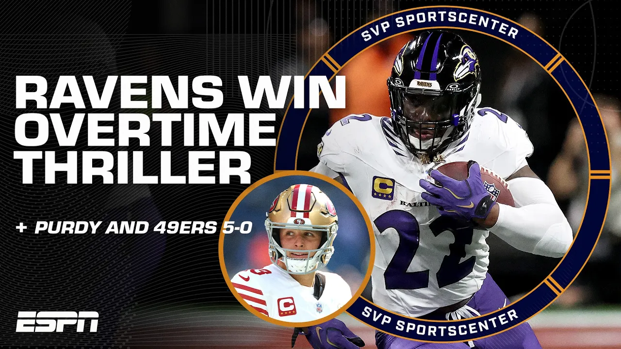 Ravens beat Falcons in OT 😤 49ers stay unbeaten + Commanders' blunder | SC with SVP