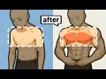 Get a big chest at home only 4 exercises