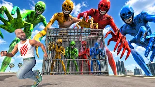 Franklin Saving Veritiy`S Child From Monsters In Indian Bike Driving 3D!