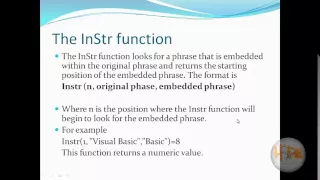 Visual Basic-String Functions