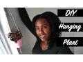 How to make a DIY Hanging Plant Holder Easy Room Decor