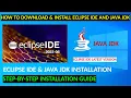 How to download and Install Eclipse IDE with Java Jdk on Windows 10