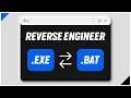 Reverse Engineer a Compiled Batch File From Exe to Bat www thebateam org