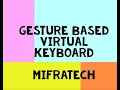 virtual keyboard mifratech image processing project
