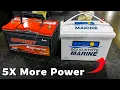 Lead Acid Battery vs Solid State Marine Weight Test