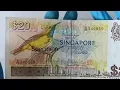 Singapore 1976 2nd bird Series 20 banknote
