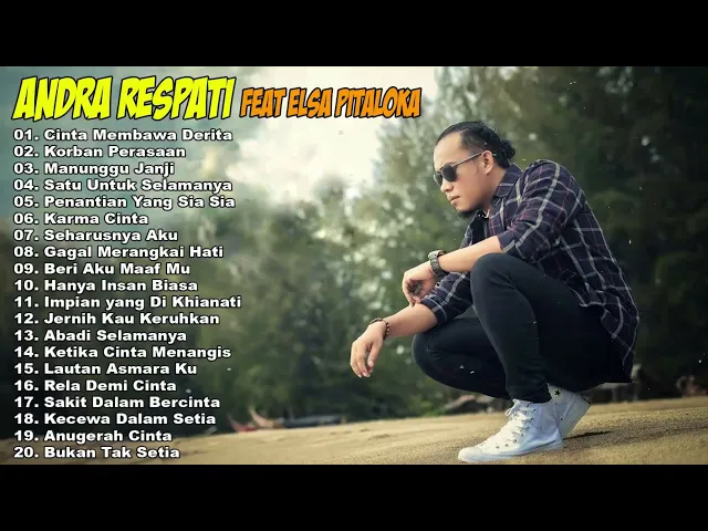 Download MP3 Andra Respati & Elsa Pitaloka Full Album - Cinta Membawa Derita, Korban Perasaan ( Slow Rock )