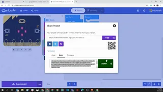 Embedding micro bit code to website