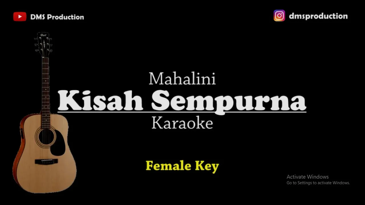 Kisah Sempurna - Mahalini (Karaoke Akustik Gitar) Female Key Kisah Sempurna - Mahalini (Karaoke Akustik Gitar) Female Key