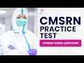 CMSRN Practice Questions - Medical Surgical Nursing Mock Exam 35 Most Asked Questions