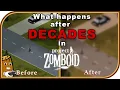 I Left it Running at 1000x speed for a week How Much Changed - Time Travel in Project Zomboid