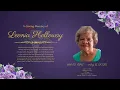 The Homegoing for Leonia Holloway