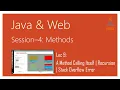 A Method Calling Itself Recursion Stack Overflow Error Java