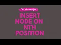 Hacker Rank Insert Node on nth Position explained - Java