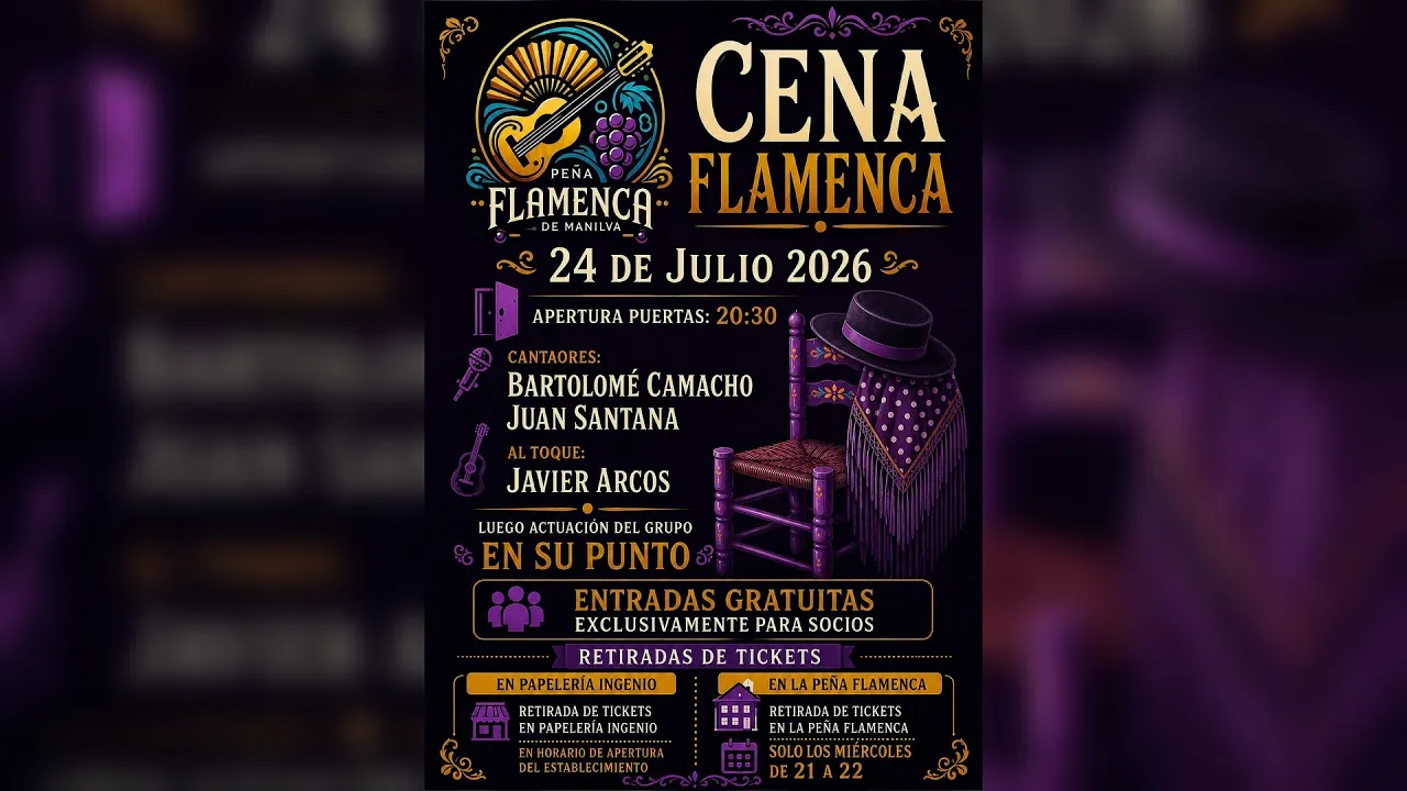 Este viernes se celebra la Cena Flamenca para los socios de la Peña de Manilva