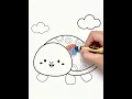 Turtle Squishmallow coloring page