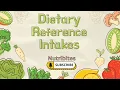 Dietary Reference Intakes EAR RDA AI UL