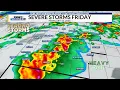 Isolated Severe Storms and Heavy Rain Across Western Texas Friday February 13 2026