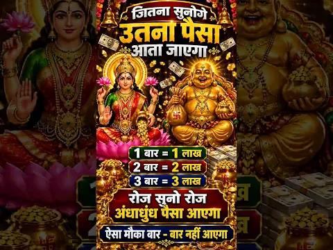 जितना सुनोगे उतना पैसा आता जाएगा #laxmikubermantra