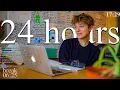 LIVE-SPECIAL | 24-HOUR study with me (PART.1) 📚⛈️ rain sounds \u0026 pomodoro timer 60 \u0026 10