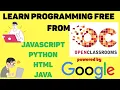 FREE JAVASCRIPT CERTIFICATION By openclassroom and GOOGLE