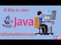 If Else in Java Hindi W3schools