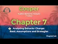 Chapter 7 Explained How Behavior Change REALLY Works ABA Cooper 3rd Edition