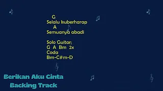 berikan aku cinta ungu backing track lirik u0026 chord 