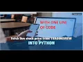 Tradingview - Fetch live tick price per second from chart into python prog Demo without sound