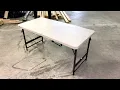Andy s Take Lifetime 4ft Adjustable Folding Table Review - Strong Versatile