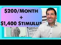 200 Raise 1 400 4th Stimulus Check Social Security SSDI SSI Low Income