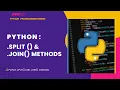 Python 23 Turn Strings Into Lists and Back in Python split and join Tutorial With Example