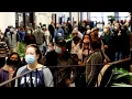 Voters pack early voting sites