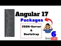 Angular 17 ecommerce application Install JSON-SERVER add Bootstrap in Angular