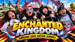 BIGLAANG PUNTA SA ENCHANTED KINGDOM *suka sila ng suka sa rides | Queen Money