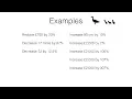 R9c Part 2 - Finding percentage changes multiplicatively using decimals